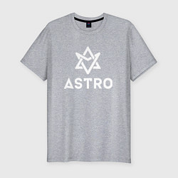 Футболка slim-fit Astro logo, цвет: меланж