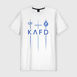 Футболка slim-fit Криштиану Роналду ФК Аль Наср форма 2324 домашняя, цвет: белый