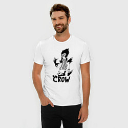 Футболка slim-fit Crow- Аниме Bakuman, цвет: белый — фото 2