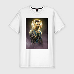 Мужская slim-футболка Лионель Месси Аргентина ЧМ 2022
