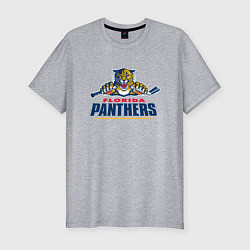 Мужская slim-футболка Florida panthers - hockey team
