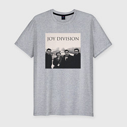 Мужская slim-футболка Тру фанат Joy Division