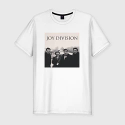 Футболка slim-fit Тру фанат Joy Division, цвет: белый