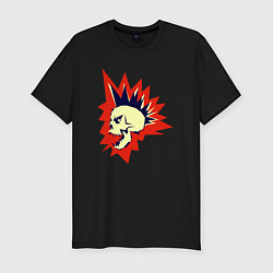 Мужская slim-футболка Scream punk