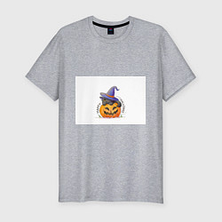 Мужская slim-футболка ХэллоуиН для праздника