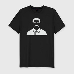 Мужская slim-футболка Stalin style