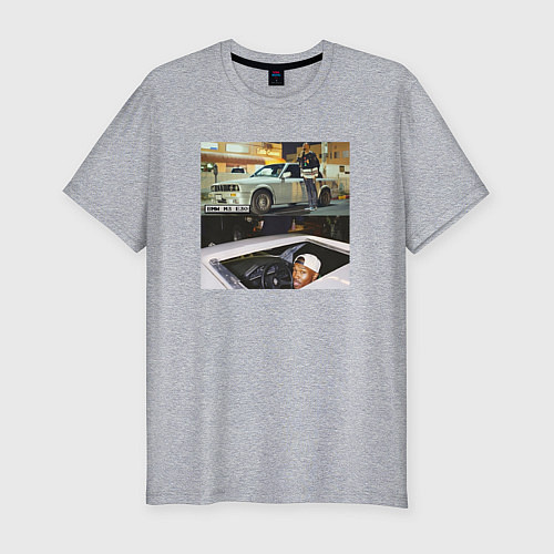 Мужская slim-футболка Frank Ocean - BMW M3 E30 PART II / Меланж – фото 1