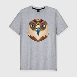 Мужская slim-футболка Eagle bird