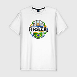 Мужская slim-футболка Brazil adventure
