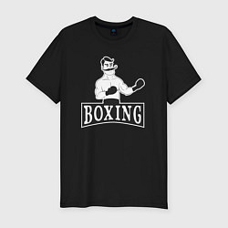 Мужская slim-футболка Boxing man