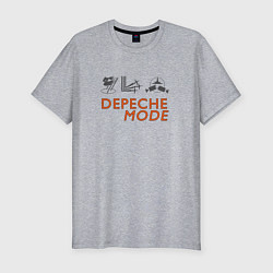 Футболка slim-fit Depoeche Mode - Celebration, цвет: меланж