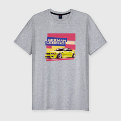Футболка slim-fit BMW M3 German Legend, цвет: меланж