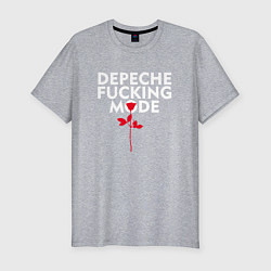 Футболка slim-fit Depeche Mode - Rose mode, цвет: меланж