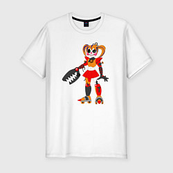 Футболка slim-fit Циркус Бэйби, цвет: белый