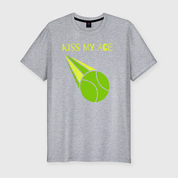 Футболка slim-fit Tennis ace, цвет: меланж