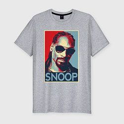 Футболка slim-fit Snoop, цвет: меланж