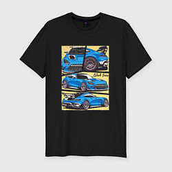 Мужская slim-футболка Mercedes-Benz AMG GT Black Series
