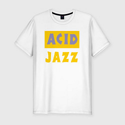 Мужская slim-футболка Acid jazz