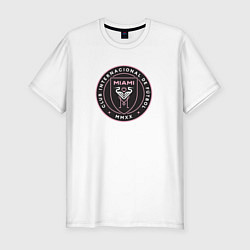 Футболка slim-fit Miami fc club, цвет: белый