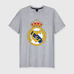 Мужская slim-футболка Real madrid fc sport