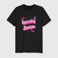 Мужская slim-футболка Spooky Barbie