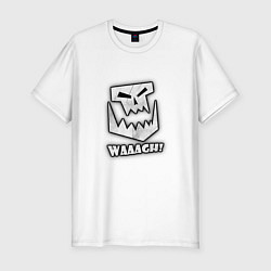 Футболка slim-fit Waaagh, цвет: белый