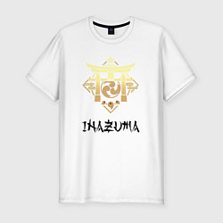 Мужская slim-футболка Инадзума из Геншин Импакт