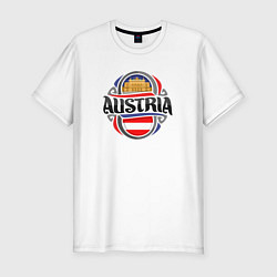 Футболка slim-fit В Австрии, цвет: белый