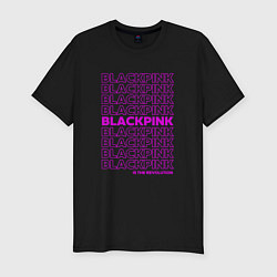 Мужская slim-футболка Blackpink kpop - музыкальная группа из Кореи