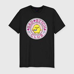 Футболка slim-fit Bad bitch club, цвет: черный