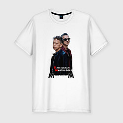Мужская slim-футболка Depeche Mode - Dave and Martin Memento Mori