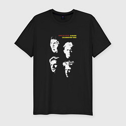 Мужская slim-футболка Depeche Mode - Black celebration tour