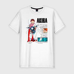 Мужская slim-футболка Тетсуо из аниме акира
