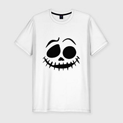 Мужская slim-футболка Улыбка призрака