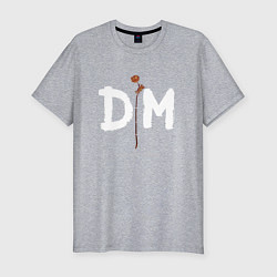 Футболка slim-fit Depeche Mode - enjoy the silence сингл, цвет: меланж