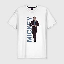 Футболка slim-fit Микки Пирсон, цвет: белый