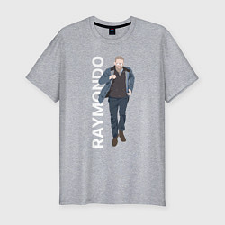 Футболка slim-fit Рэймондо, цвет: меланж