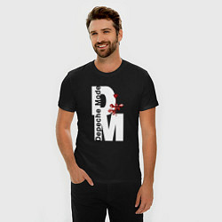 Футболка slim-fit Depeche Mode - Rose Violator mode, цвет: черный — фото 2