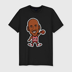 Футболка slim-fit Smiling Jordan, цвет: черный