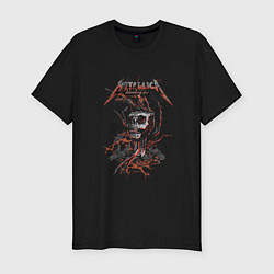 Футболка slim-fit Metallica bleeding me, цвет: черный