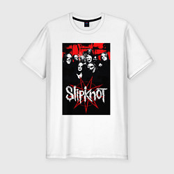 Мужская slim-футболка Slipknot - all