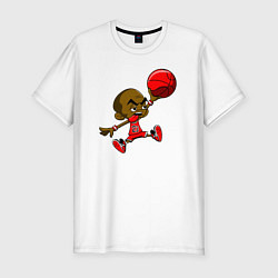 Футболка slim-fit Baby Jordan, цвет: белый