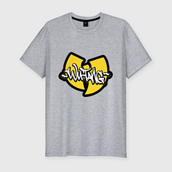 Футболка slim-fit Wu tang - logo, цвет: меланж