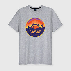 Футболка slim-fit Phoenix basketball, цвет: меланж