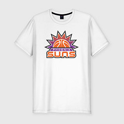 Футболка slim-fit Phoenix Suns, цвет: белый