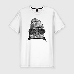 Футболка slim-fit Тупик модный, цвет: белый