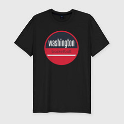 Мужская slim-футболка Washington basketball