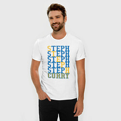 Футболка slim-fit Steph Curry, цвет: белый — фото 2