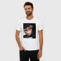 Футболка slim-fit Hyunjin Rock Star Stray Kids, цвет: белый — фото 2