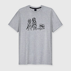 Мужская slim-футболка Макс и Хлоя из Life is Strange